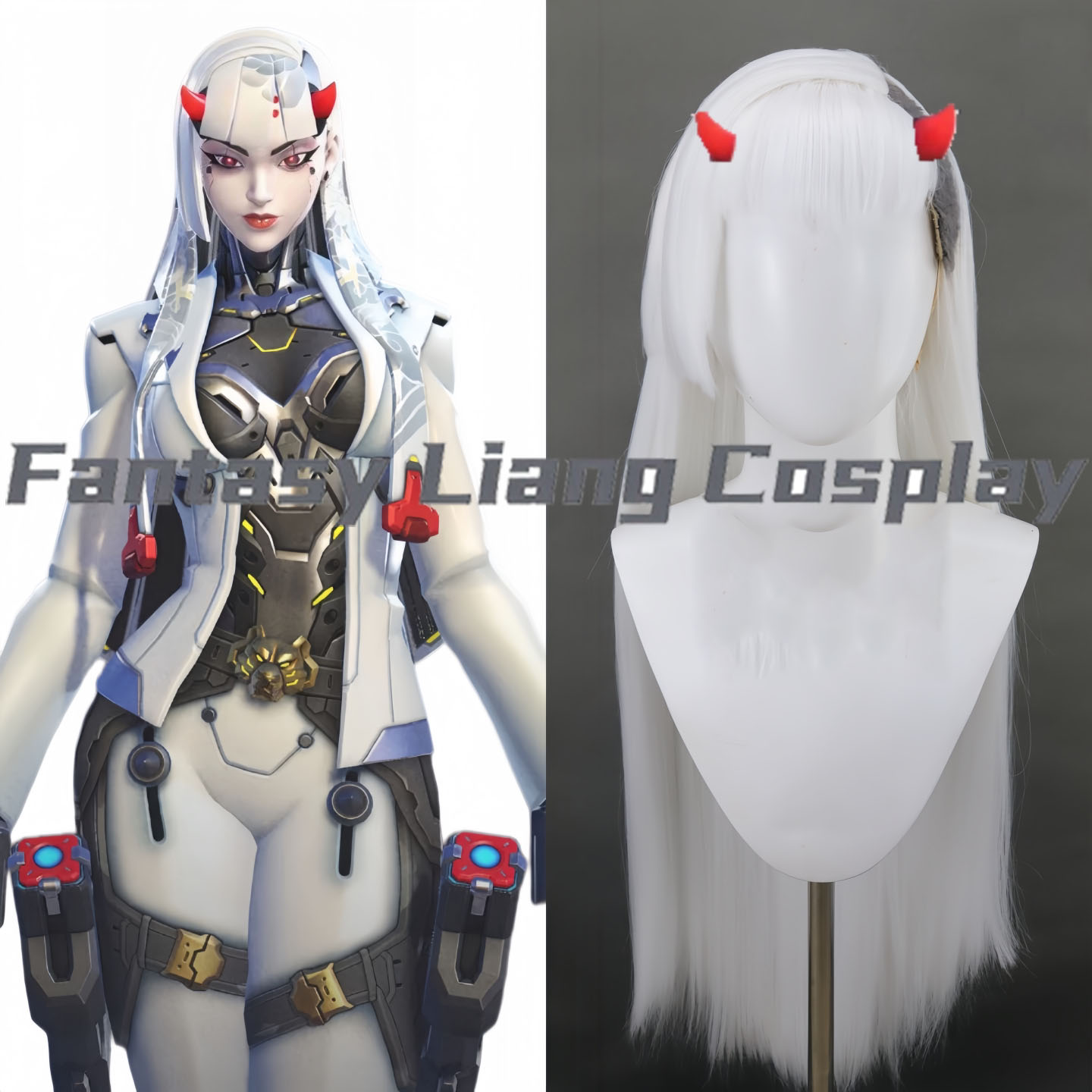 Men Accessories Korea - Game Shion Cosplay Wig For Men