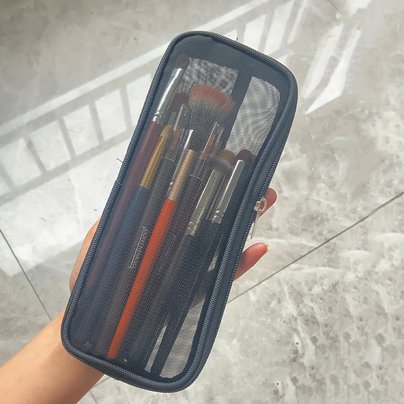 Men Accessories Kit Bag - Makeup Brush Travel Case Cosmetic Toiletry