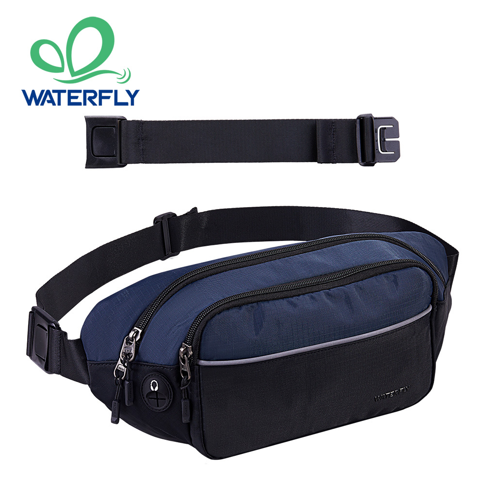 Men Accessories For Travel - WATERFLY Fanny Pack Waist Bag Large