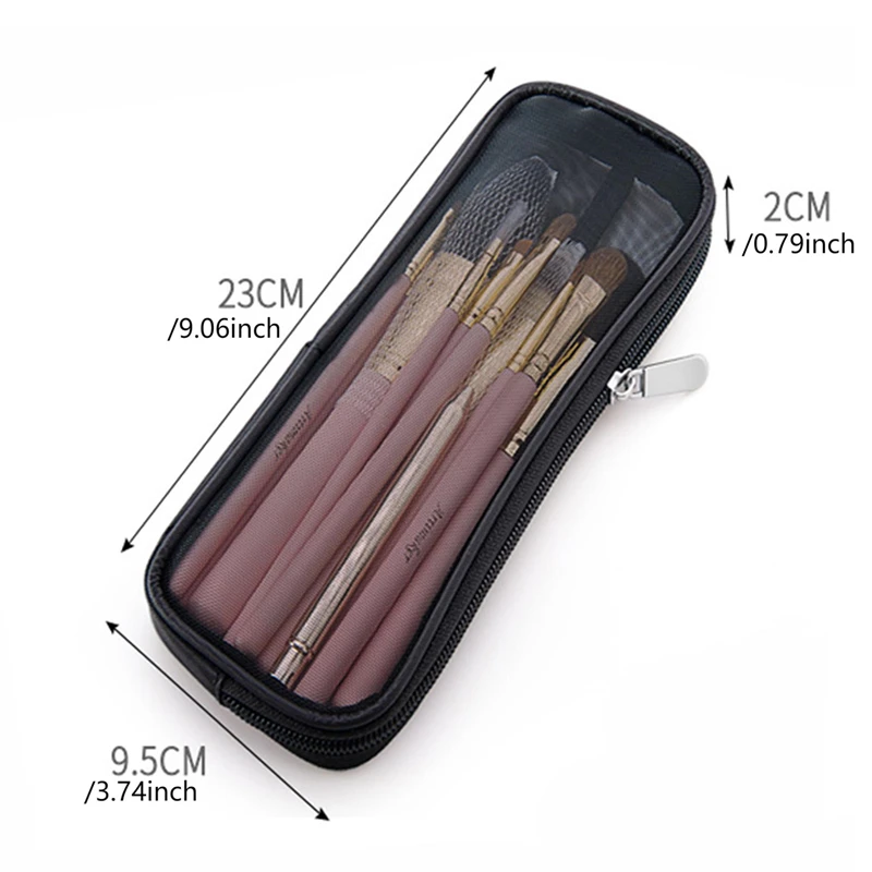 Men Accessories Kit Bag - Makeup Brush Travel Case Cosmetic Toiletry