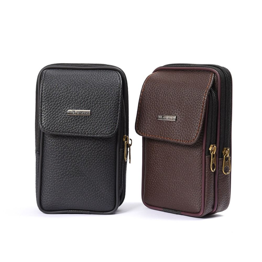 Casual PU Leather Men Waist Ba - Men Accessories For Travel 评论和价格