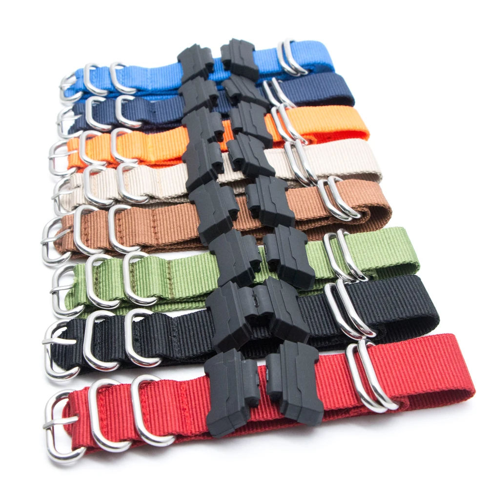 22MM Nylon Watch Strap Men Wom - Zulu Men Accessories 评论和价格