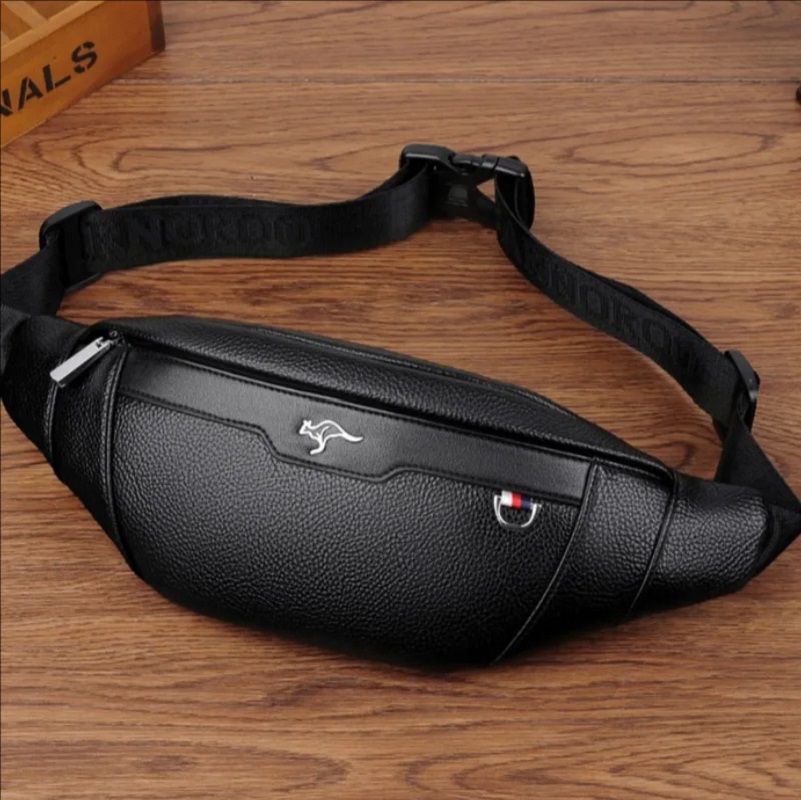 Business Leather Waist Bag Mul - Men Accessories For Travel 评论和价格