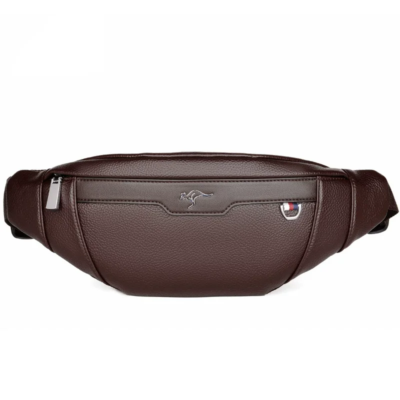 Business Leather Waist Bag Mul - Men Accessories For Travel 评论和价格