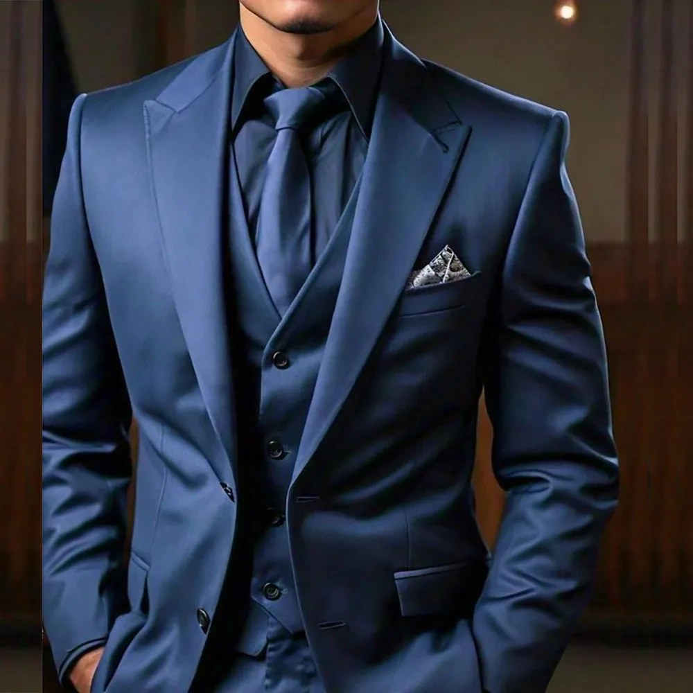 Elegant Solid Color Men's Suit - Men Accessories Elegant 评论和价格