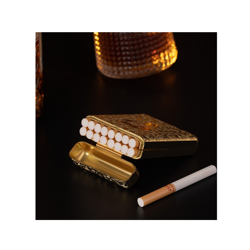 New retro Carving Metal 20 16  - Men Accessories Box 评论和价格