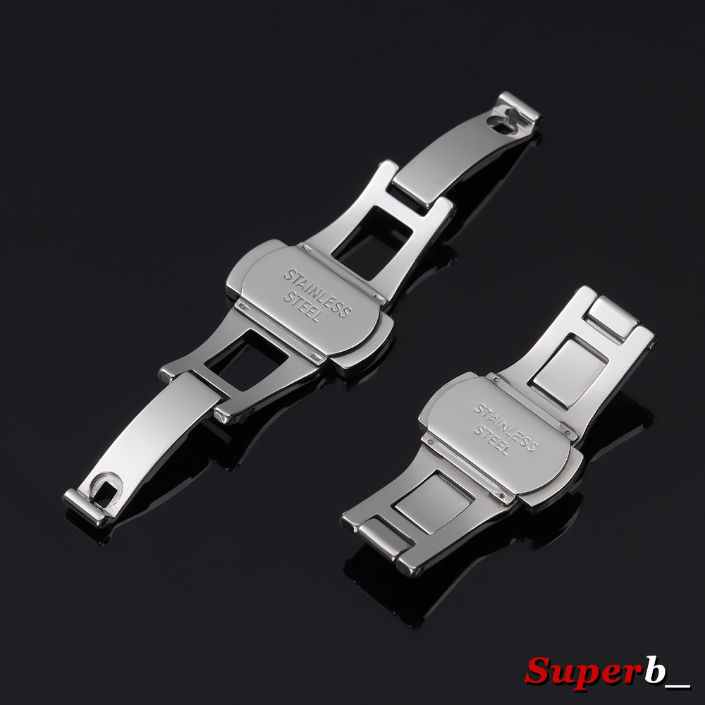 Double Push Butterfly Watchban - Men'S Accessories Watches 评论和价格