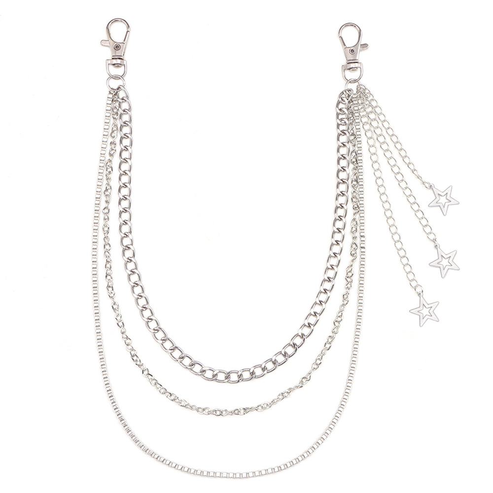 Jean Layered Chain Belt Hollow - Men'S Accessories Cheap 评论和价格
