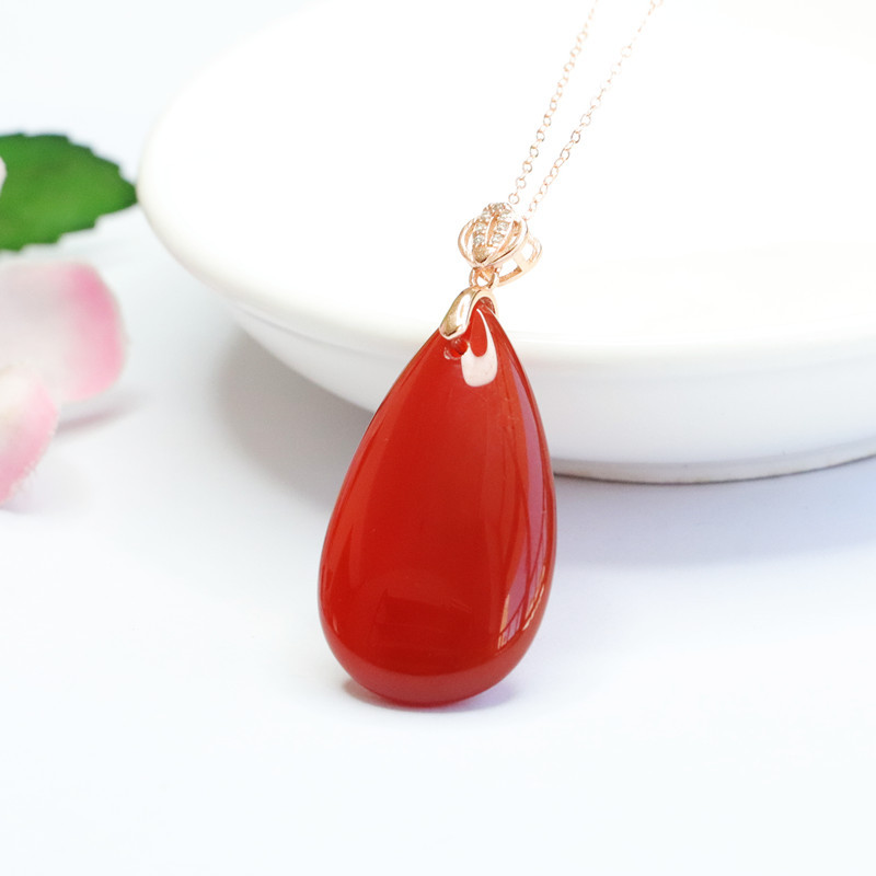 S925 Silver Inlaid Natural Red - Men'S Accessories Drop Shipping 评论和价格