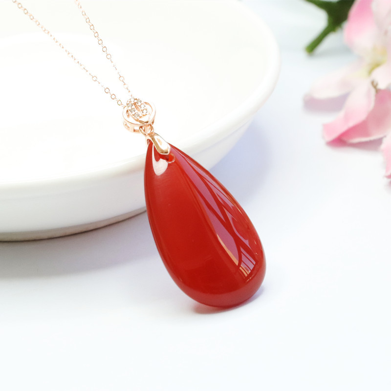 S925 Silver Inlaid Natural Red - Men'S Accessories Drop Shipping 评论和价格