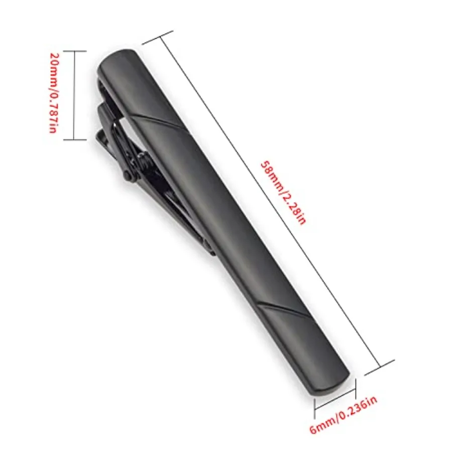 4Pcs Tie Clips For Men Tie Bar - Men Accessories Box 评论和价格