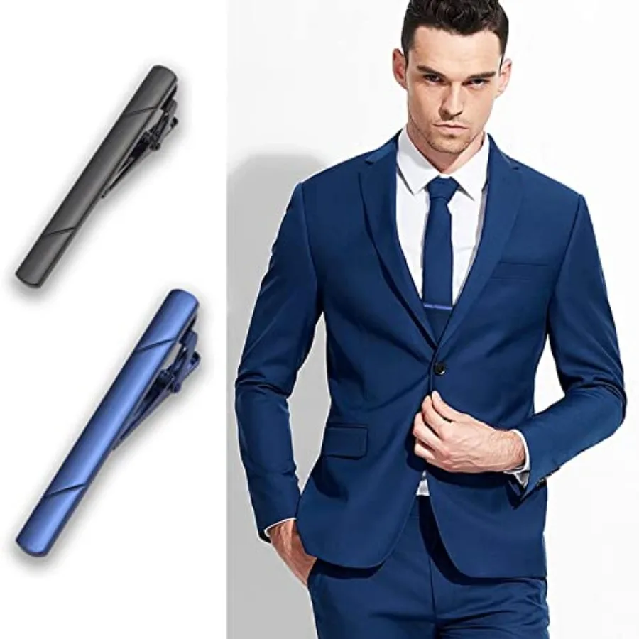 4Pcs Tie Clips For Men Tie Bar - Men Accessories Box 评论和价格